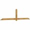 Ekena Millwork Eugene Rough Sawn Timber Gable Bracket, Western Red Cedar, 108"W x 27"H x 2"D x 4"F, 6/12 Pitch GBW108X27X0204EUG00RWR - alternate 2